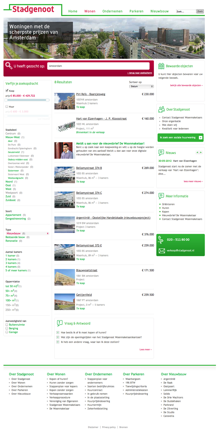 Stadgenoot Search result